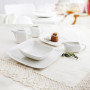 Assiette plate Ariane Vital Carré Céramique Blanc (27 x 21 cm) (12 Unité 159,99 €