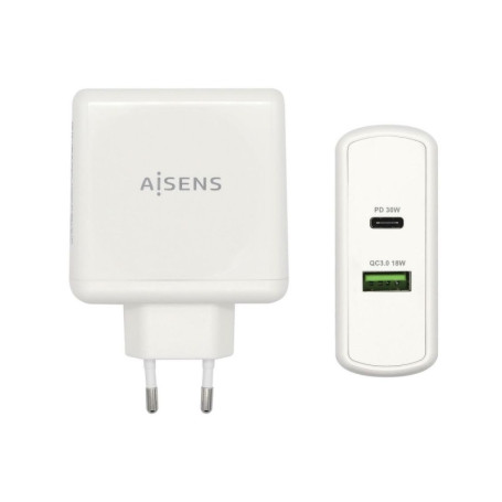 Chargeur Voiture Mur Aisens PD 3.0 USB-C 57 W Blanc 42,99 €