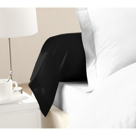 LOVELY HOME Lot de 2 Taies de Traversin 100% coton 85x185 cm noir 17,99 €