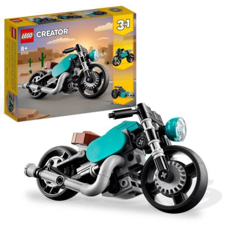 LEGO Creator 3-en-1 31135 La Moto Ancienne. Jouet Voiture Classique et d 22,99 €