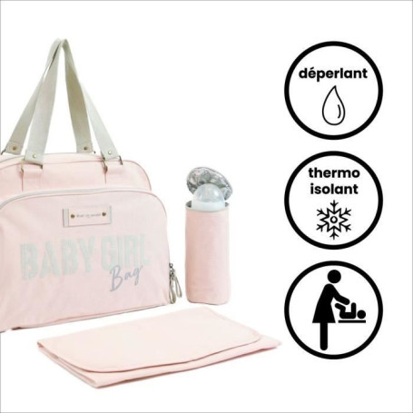 Sac a langer BABY ON BOARD SIMPLY BABYBAG - Rose 69,99 €