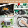 TEFAL INGENIO Lot de 3 pieces. Poele 28 cm. Casserole 18 cm. Poignée. In 99,99 €