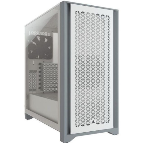 CORSAIR Boîtier PC 4000D Airflow - Moyen Tour - Verre trempé - Blanc (CC 219,99 €