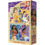 DISNEY PRINCESS (BELLA + VAIANA) - 2 puzzles en bois 21,99 €