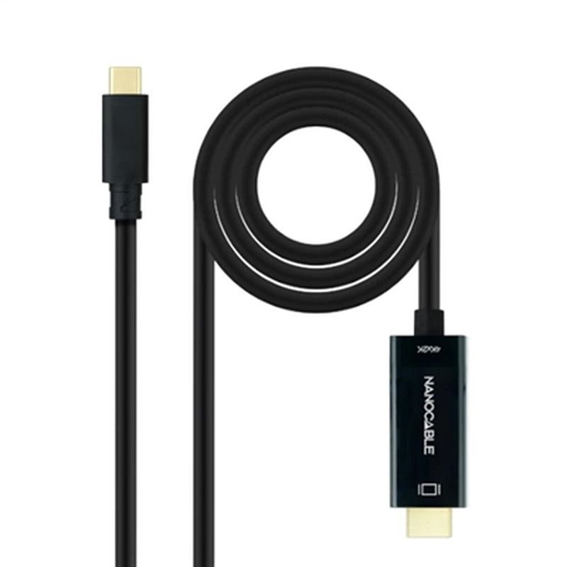 Câble USB-C vers HDMI NANOCâble 10.15.5132 Noir 1,8 m 4K Ultra HD