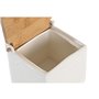 Salière avec couvercle DKD Home Decor 10,5 x 9 x 9 cm Naturel Porcelaine 24,99 €