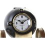 Horloge de table DKD Home Decor 20,5 x 20,5 x 21,5 cm Noir Doré Aluminiu 78,99 €