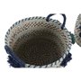 Set de basket DKD Home Decor 46 x 44 x 34 cm Pompons polypropylène Herbi 169,99 €