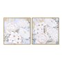 Cadre DKD Home Decor Fleurs Romantique 60 x 3,5 x 60 cm (2 Unités) 129,99 €