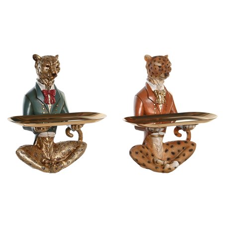 Figurine Décorative DKD Home Decor 17,5 x 13,5 x 26 cm Bleu Doré Marron  69,99 €