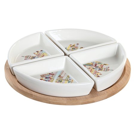 Ensemble à apértif DKD Home Decor 21,5 x 21,5 x 1 cm Naturel Rouge Multi 34,99 €