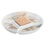 Ensemble à apértif DKD Home Decor 23,5 x 23,5 x 7 cm Naturel Rouge Multi 30,99 €