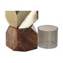 Bougeoir DKD Home Decor 10 x 10 x 40,5 cm Verre Doré Marron Aluminium Bo 101,99 €