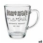 Tasse mug Transparent verre 6 Unités (320 ml) 35,99 €