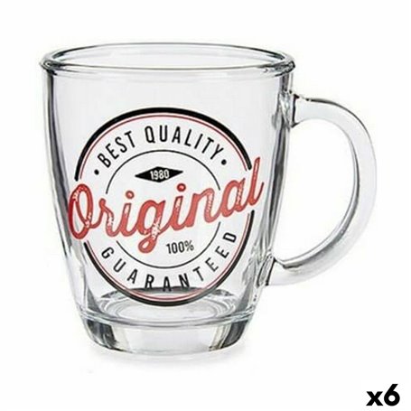 Tasse mug Original Transparent verre 6 Unités (320 ml) 35,99 €