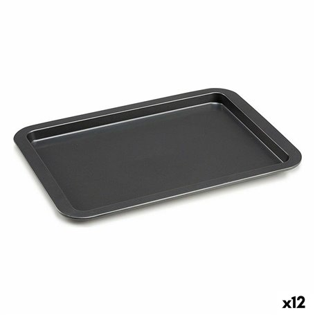 Plateau pour Four Gris Métal 25,3 x 2 x 37 cm (12 Unités) 96,99 €
