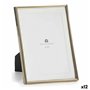Cadre photo Verre Doré Acier (12 Unités) 65,99 €