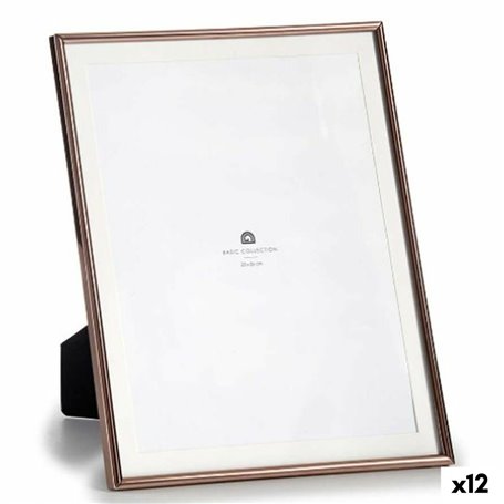 Cadre photo Cuivre Verre Acier 23 x 28 x 15 cm (12 Unités) 99,99 €
