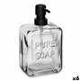 Distributeur de Savon Pure Soap Verre Noir Plastique 570 ml (6 Unités) 49,99 €
