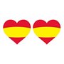 Autocollants Drapeau Espagne (2 uds) Coeur 13,99 €