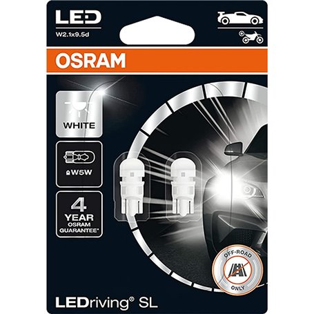 Ampoule pour voiture Osram OS2825DWP-02B 0,8 W 6000K W5W 53,99 €
