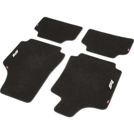 Set de tapis de voitures FORMULA 1 CM480 Noir/Blanc 4 uds 72,99 €