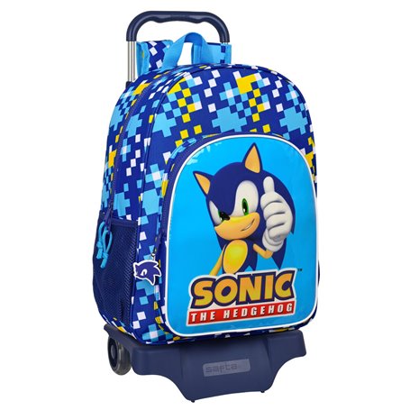 Cartable à roulettes Sonic Speed Bleu 33 x 42 x 14 cm 77,99 €