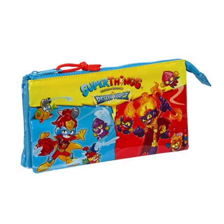 Trousse Fourre-Tout Triple SuperThings Rescue force Bleu 22 x 12 x 3 cm 22,99 €