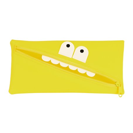 Trousse d'écolier Safta  Visage 22 x 11 x 1 cm Jaune 17,99 €