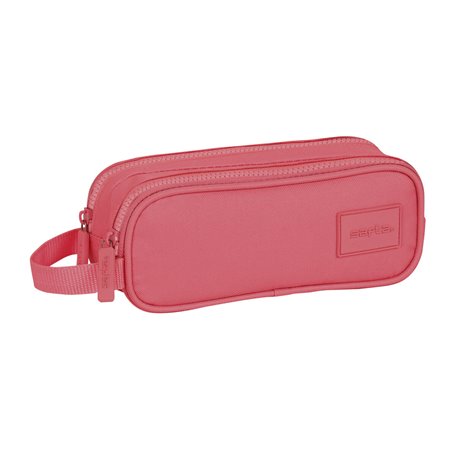 Trousse Fourre-Tout Double Safta Marsala Bordeaux 21 x 8 x 6 cm 22,99 €