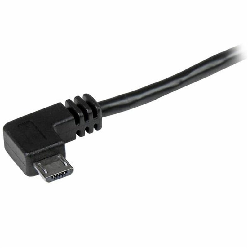 Image secondaire de Startech.com Câble USB A vers Micro B de 2 m avec connecteurs coudés à angle droit - M/M - Noir