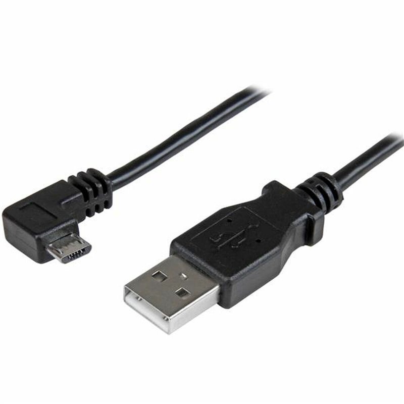 Startech.com Câble de charge et synchronisation Micro USB de 1 m - USB-A vers Micro-B à angle droit - M/M - 0,25 mm²
