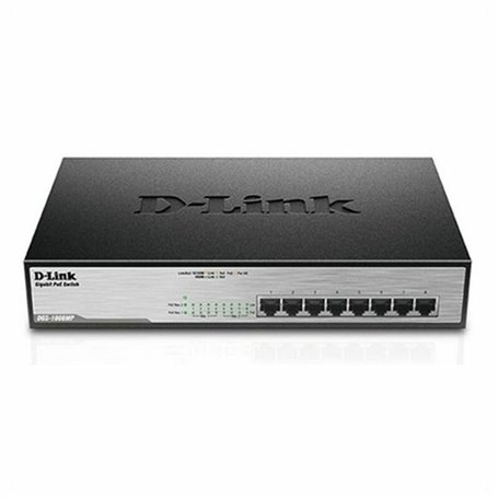 Commutateur Réseau de Bureau D-Link DGS-1008MP 16 Gbps LAN 149,99 €