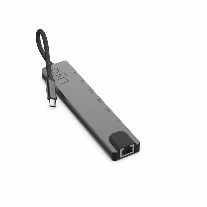 Image secondaire de Linq byELEMENTS LQ48010 station d'accueil USB 3.2 Gen 2 (3.1 Gen 2) Type-C Noir, Gris