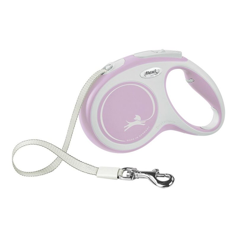 Laisse pour Chien Flexi NEW COMFORT Rose Taille S