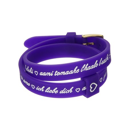 Bracelet Femme il mezzometro I LOVE YOU GOLD - BRACCIALE IN SILICONE/SIL 35,99 €