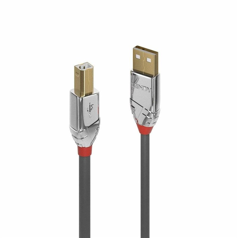 Lindy 36640 câble USB 0,5 m USB 2.0 USB A USB B Gris