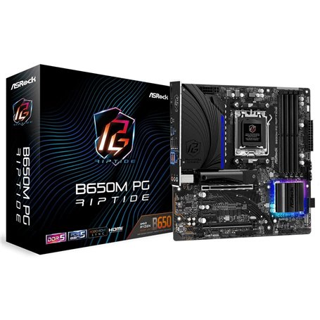 Carte Mère ASRock B650M PG Riptide AMD B650 AMD AM5 249,99 €