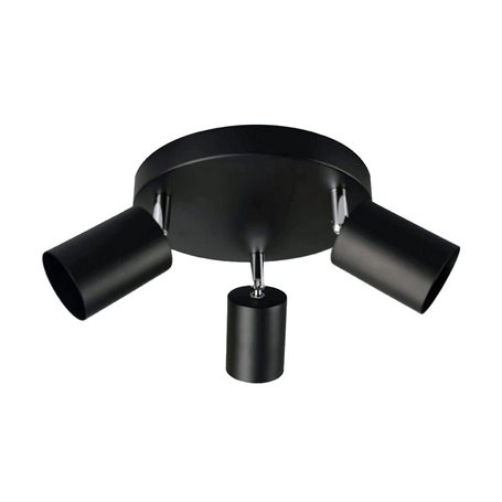 Plafonnier EDM Noir GU10 50 W (Ø 20 x 9 x 14,6 cm) 58,99 €