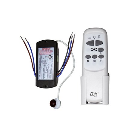 Télécommande Universelle EDM Ventilateur de Plafond Blanc 54,99 €