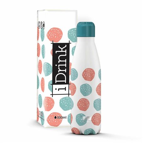 Bouteille Thermique iTotal Dots Blanc Acier inoxydable (500 ml) 30,99 €