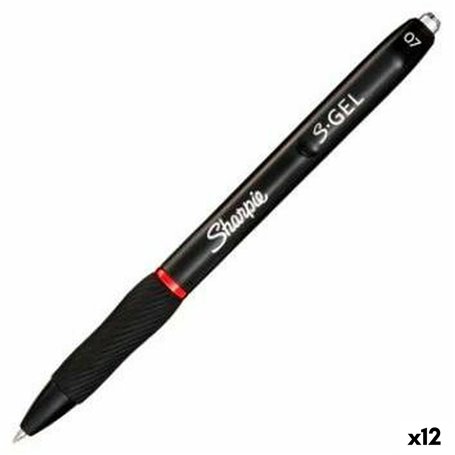 Stylo gel Sharpie S-Gel Rétractile Rouge 0,7 mm (12 Unités) 30,99 €