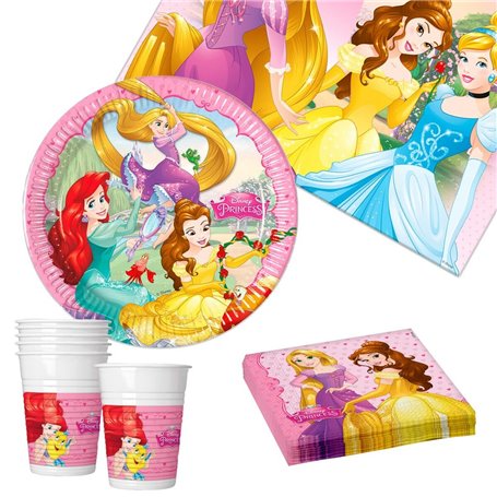 Set d'articles de fête Princesses Disney 37 Pièces 30,99 €