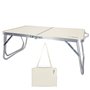 Table Piable Aktive Crème 60 x 25 x 40 cm (4 Unités) 100,99 €