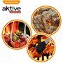 Ustensiles pour barbecues Aktive 7,5 x 35 x 1,9 cm Acier inoxydable Sili 209,99 €