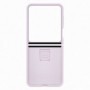 Coque SAMSUNG Z Flip5 en silicone avec anneau - Lavande