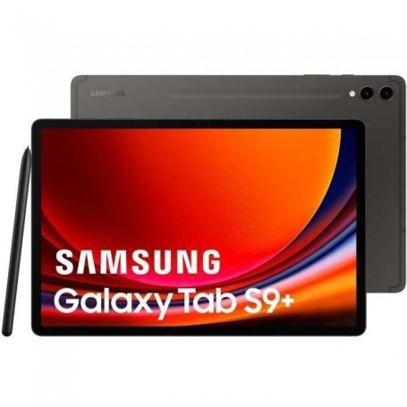 Samsung Galaxy Tab S9+ SM-X816B 5G 256 Go 31,5 cm (12.4") Qualcomm Snapdragon 12 Go Wi-Fi 6 (802.11ax) Android 13 Graphite"