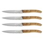 Ensemble de Couteaux Amefa 497511NT01PK4 Marron Métal 4 Pièces 21,5 cm (