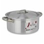 Casserole avec Couvercle Argenté Aluminium 3 L (10 Unités)
