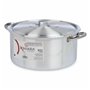 Casserole avec Couvercle Argenté Aluminium 10 L (6 Unités)